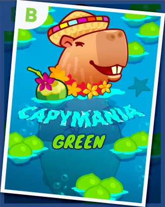 Capymania Green slot by BGaming