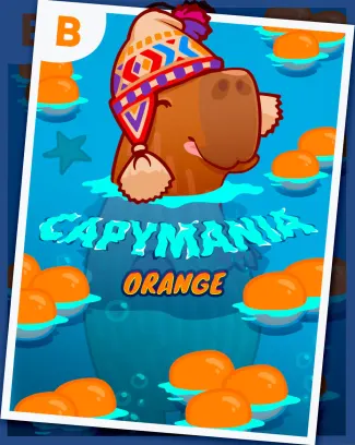 Capymania Orange slot by BGaming