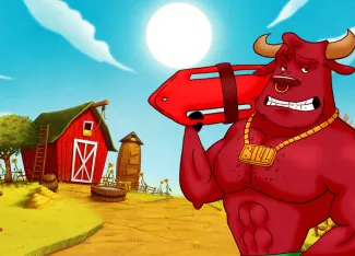 Crazy Cows slot by Play'n GO