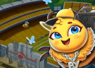 Honey Rush Black and Yellow slot by Play'n GO